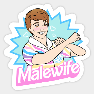 Malewife Allan Doll Sticker